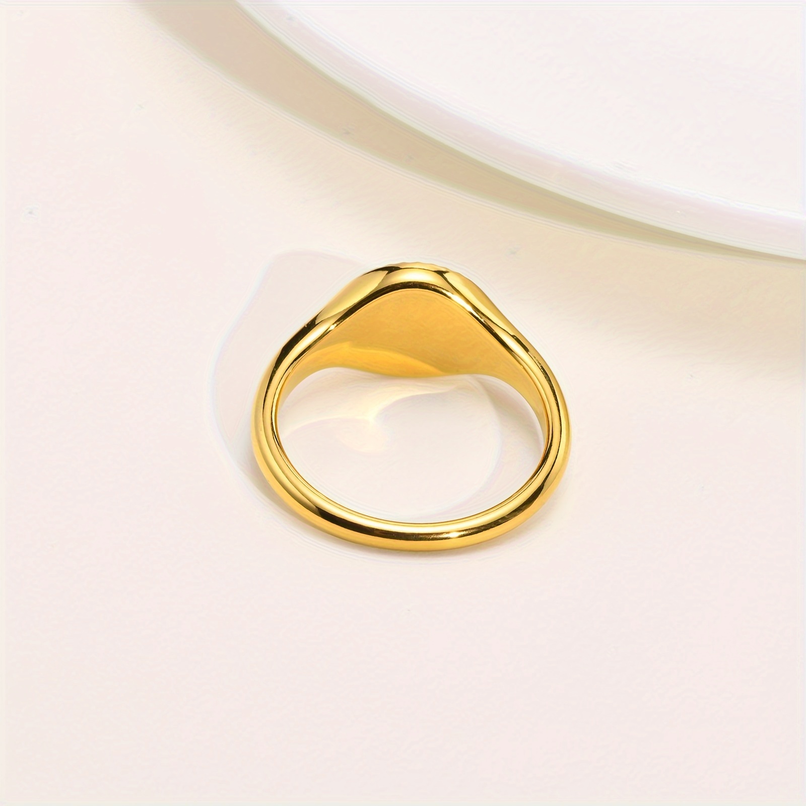 Retro Punk Wave 18K Gold Plated Couple's Ring